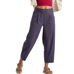Title Nine Round Trip Wide Leg Pants Large Hiking Biking Travel Active Athleisur